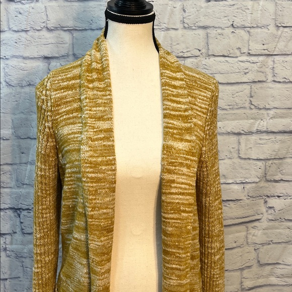 Anthropologie Abigail Marled Duster Long Cardigan Sweater Medium Open Front - Picture 3 of 12